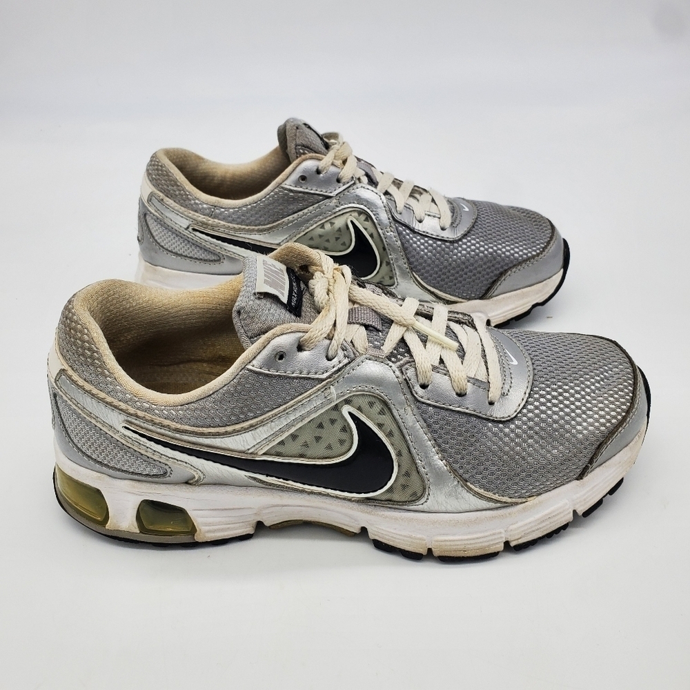 Nike Shoes Youth 6.5 Women 8 Air Max Run Lite +2 Gray Black Running - Picture 6 of 12
